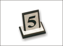 Segnatavolo resina ST12