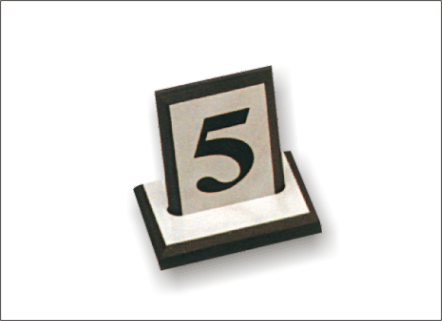 Segnatavolo resina ST12